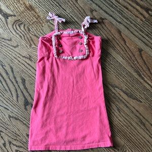 Kate Quinn Organics Coral Knit Dress 3T